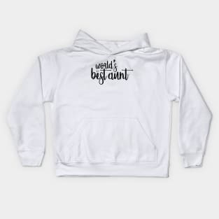 World's Best Aunt Kids Hoodie